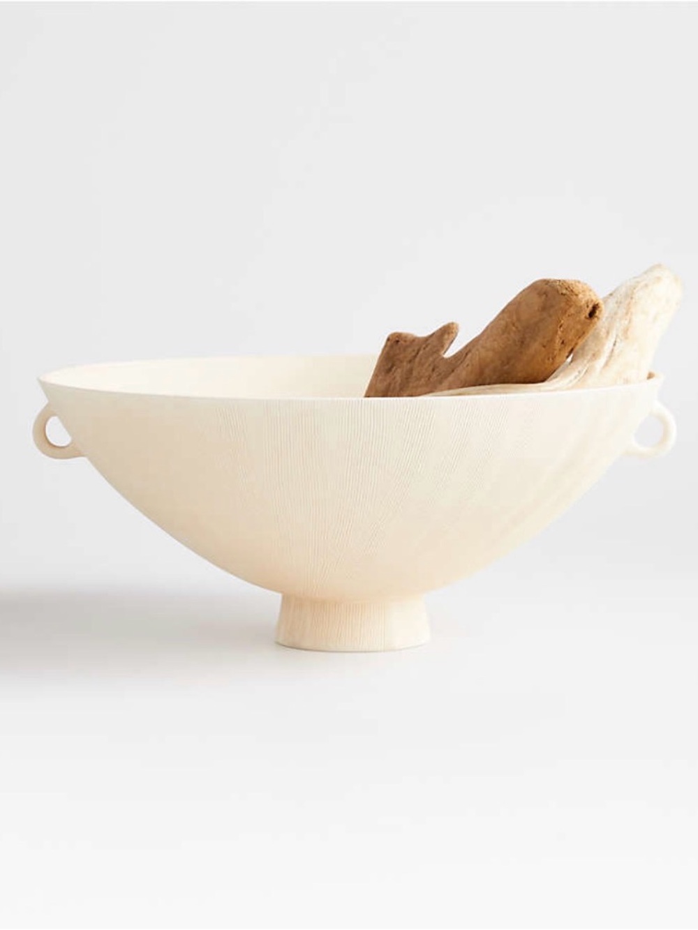 Bol Délicat White Footed Centerpiece Bowl by Athena Calderone